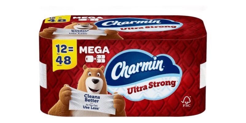 Charmin Ultra Strong Toilet Paper, 2‑Ply (30 rolls) non-toxic cleaning Oahu