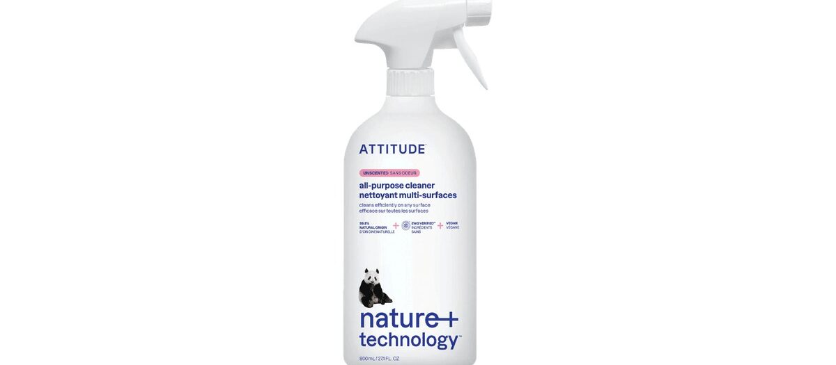 ATTITUDE All-Purpose Cleaner, Fragrance-Free non-toxic cleaning Oahu