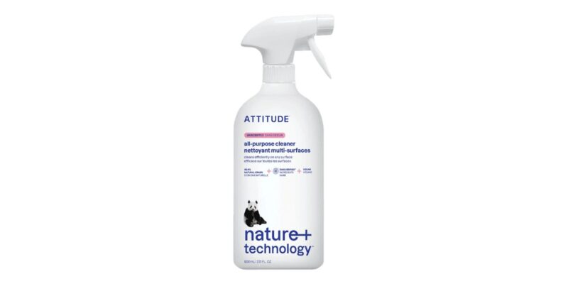 ATTITUDE All-Purpose Cleaner, Fragrance-Free non-toxic cleaning Oahu
