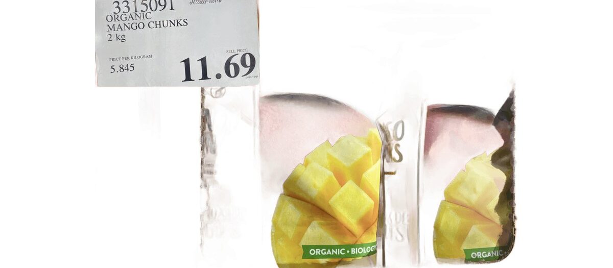 Organic Frozen Mango Chunks non-toxic cleaning Oahu