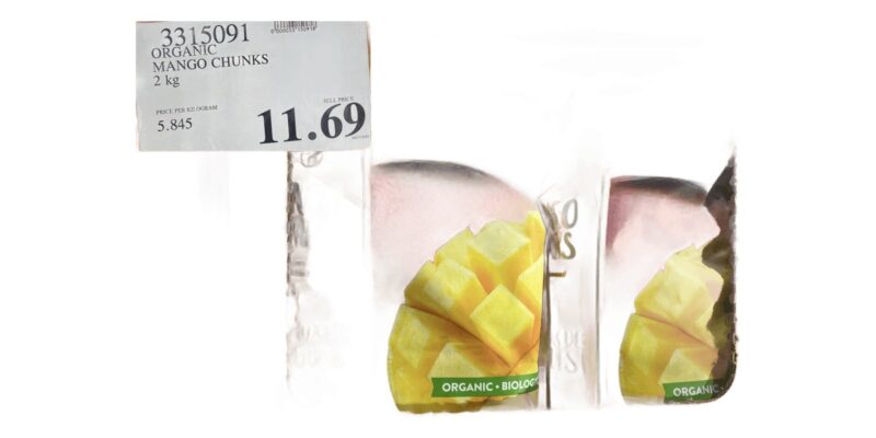 Organic Frozen Mango Chunks non-toxic cleaning Oahu